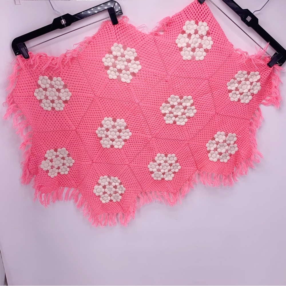 Small Crocheted Floral Table Piece